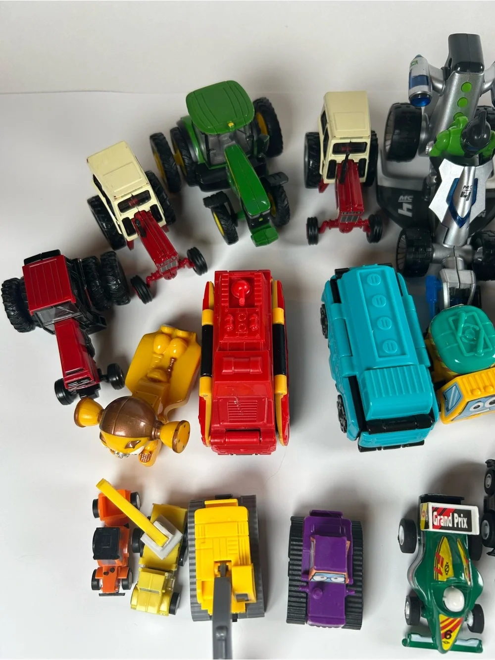 Assorted Kids Toy Vehicle and Dinosaur Set - Space Disney Tractor construction